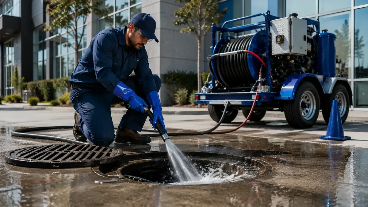 Commercial Hydro Jet Drain Cleaning in Glendale