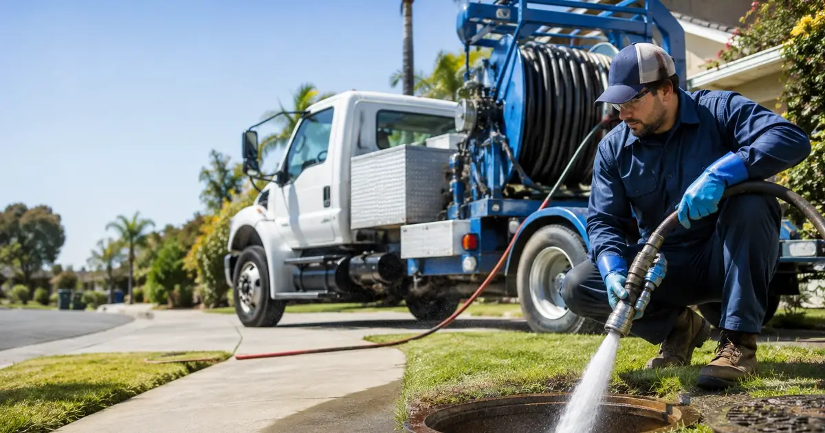 Hydro jet sewer cleaning Glendale