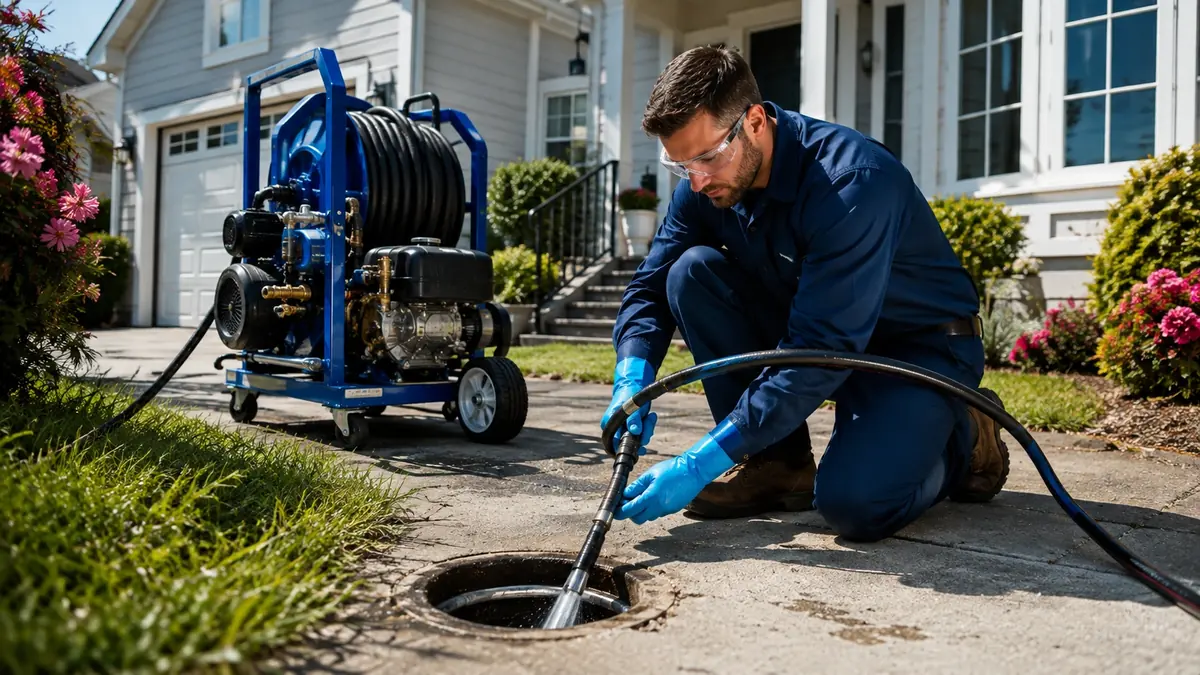 Residential Hydro Jet Drain Cleaning in Glendale
