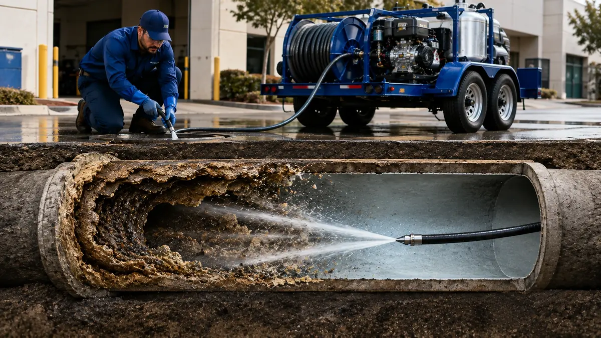 Sewer Pipe Descaling in Glendale